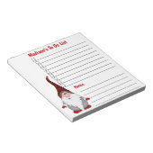 愛らしい格言パーソナライズされたの子供の一覧 ノートパッド (アングル)