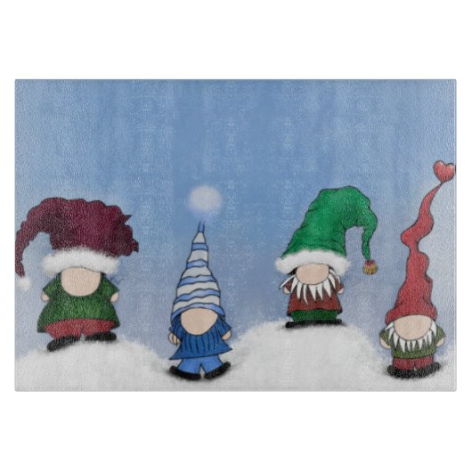 愛らしい格言ポーズ カッティングボード (正面)