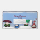 愛らしい格言ポーズ デスクマット (キーボード&マウス)