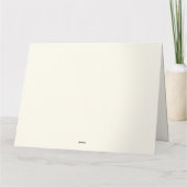 愛らしい格言誕生日イラストレーションとバルーン カード (裏面)