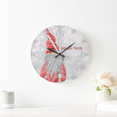 愛らしい格言《写真》ぼけ味 ラージ壁時計 (ホーム)