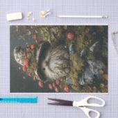 愛らしい森の生き物 薄葉紙 (クラフト)