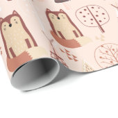 愛らしい森林保護運動 ラッピングペーパー (ロールコーナー)