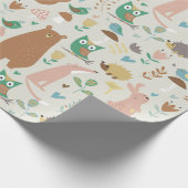 愛らしい森林保護運動 ラッピングペーパー (角)