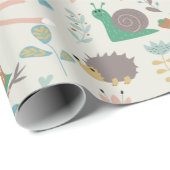 愛らしい森林保護運動 ラッピングペーパー (ロールコーナー)