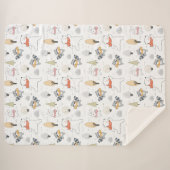 愛らしい森林動物 シェルパブランケット (正面(横))