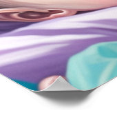 愛らしい母とベビーシェリッシュメメントウォールアート ポスター (角)