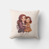 愛らしい母と娘の絆(11) クッション (正面)