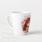 愛らしい母と娘の絆(14) カフェラテマグ (左アングル)