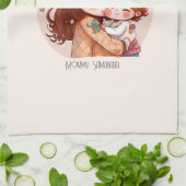 愛らしい母と娘の絆(14) キッチンタオル (折り畳み)