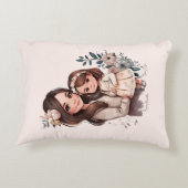 愛らしい母と娘の絆(3) アクセントクッション (裏面)