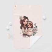 愛らしい母と娘の絆(3) ゴルフタオル (インサイチュ)