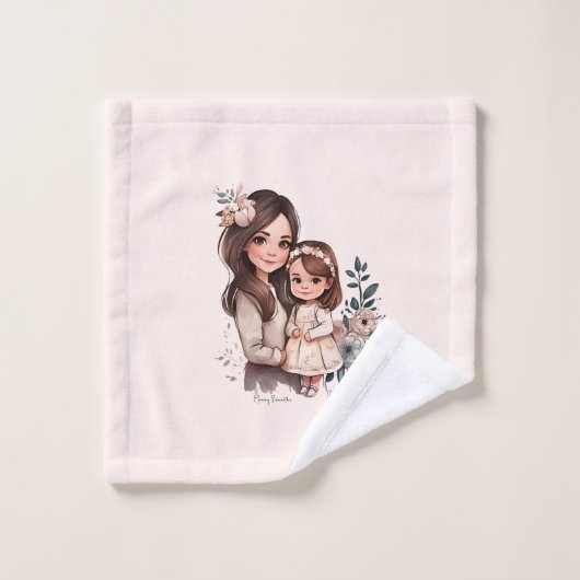 愛らしい母と娘の絆(3) バスタオルセット (ウォッシュタオル)