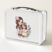 愛らしい母と娘の絆(3) メタルランチボックス (裏面)