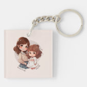 愛らしい母と娘の絆(4) キーホルダー (裏面)