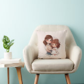 愛らしい母と娘の絆(4) クッション (椅子)