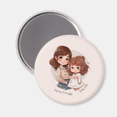 愛らしい母と娘の絆(4) マグネット (正面/裏面)