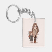 愛らしい母と娘の絆(5) キーホルダー (正面左)