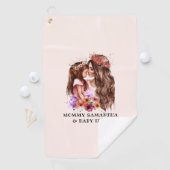 愛らしい母と娘の絆(6) ゴルフタオル (インサイチュ)