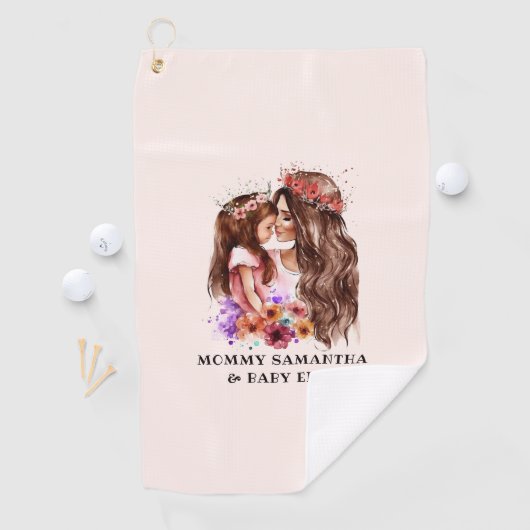 愛らしい母と娘の絆(6) ゴルフタオル (インサイチュ)