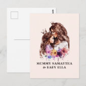 愛らしい母と娘の絆(8) ポストカード (正面/裏面)