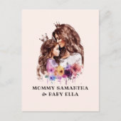 愛らしい母と娘の絆(8) ポストカード (正面)