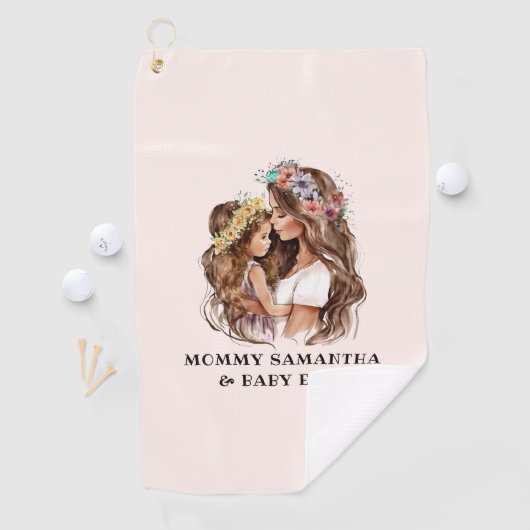 愛らしい母と娘の絆(9) ゴルフタオル (インサイチュ)