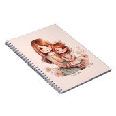 愛らしい母と娘絆 ノートブック (右側)