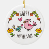 愛らしい母の日 |オーナメント セラミックオーナメント (裏面)