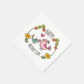 愛らしい母の日 | ナプキン スタンダードカクテルナプキン (角)