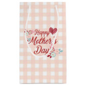 愛らしい母の日 |抱き枕 スモールペーパーバッグ (裏面)