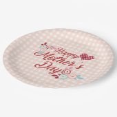 愛らしい母の日 |紙プレート ペーパープレート (アングル)