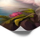 愛らしい毛羽立ったサモイの子犬たち、地球の平和 ポスター (角)