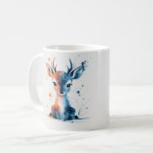 愛らしい水の色のベビーディアマググ コーヒーマグカップ (正面左)