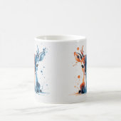 愛らしい水の色のベビーディアマググ コーヒーマグカップ (中央)