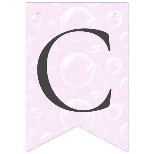 愛らしい水の色コアラピンクベビーおめでとう バンティングフラッグ (第2の旗)