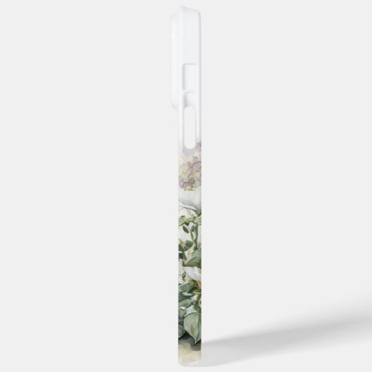 愛らしい水の色ホワイトブルテリア犬 Case-Mate iPhoneケース (裏面 / 左)