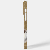 愛らしい水カラーのオレンジ色の虎猫の子猫カップ Case-Mate iPhoneケース (裏面 / 左)