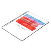 愛らしい水彩画旅行ジャーナル ノートブック (左側)