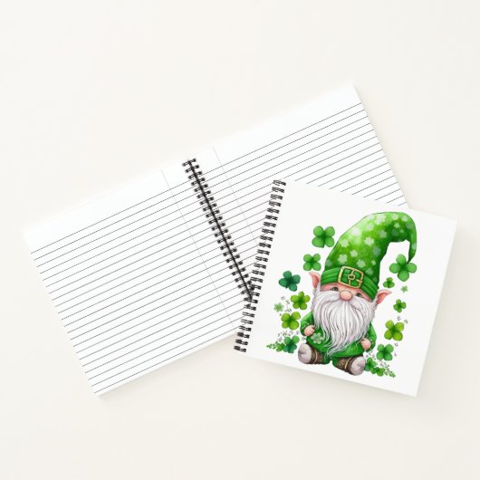 愛らしい水色アイリッシュケルト格言 ノートブック (内部)