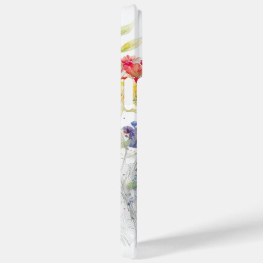 愛らしい水色イエローラブラドールレトリエバー犬 Case-Mate iPhoneケース (裏面 / 右)