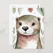 愛らしい水道色 ポストカード (正面/裏面)