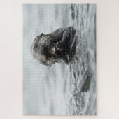 愛らしい海のカワウソ ジグソーパズル (縦)