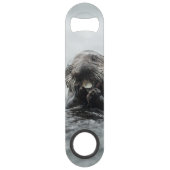 愛らしい海のカワウソ スピード栓抜き (裏面)