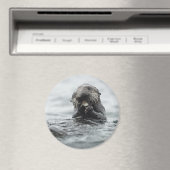 愛らしい海のカワウソ マグネット (インサイチュ (食洗機))