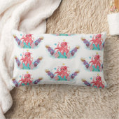 愛らしい海タコ&シーカラフルシェル ランバークッション (ブランケット)