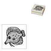 愛らしい海熱帯魚 ラバースタンプ (押印)