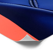 愛らしい消防士の猫 | AIアートポスター ポスター (角)