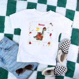 愛らしい消防士ディノの誕生日 Tシャツ