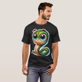 愛らしい淡水ウナギ Tシャツ (正面フル)